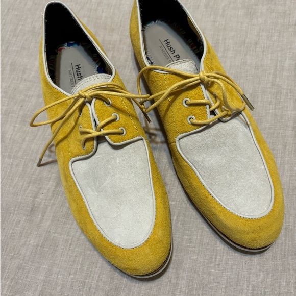 Yellow and White Two-Tone Oxfords Brand New  NEVER WORN - Picture 4 of 7